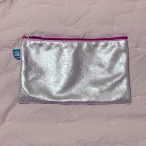 A Pink, Silver Pouch for anyone